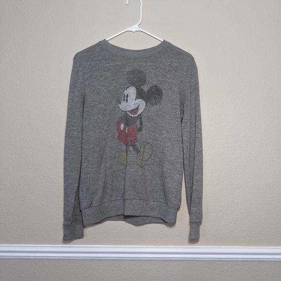 Disney's Classic Mickey Mouse Grey Lightweight Sweatshirt - Picture 5 of 5